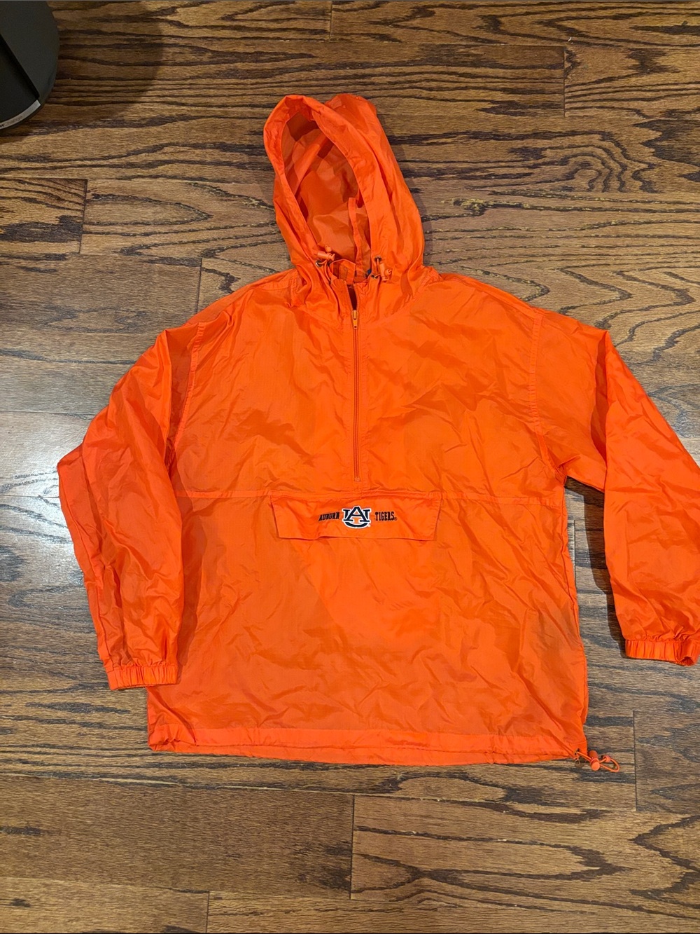 Auburn University Orange Hooded Windbreaker Pullover